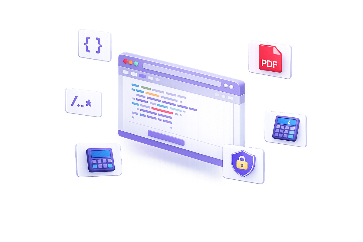 Stax Tools — browser-based developer, finance and PDF tools