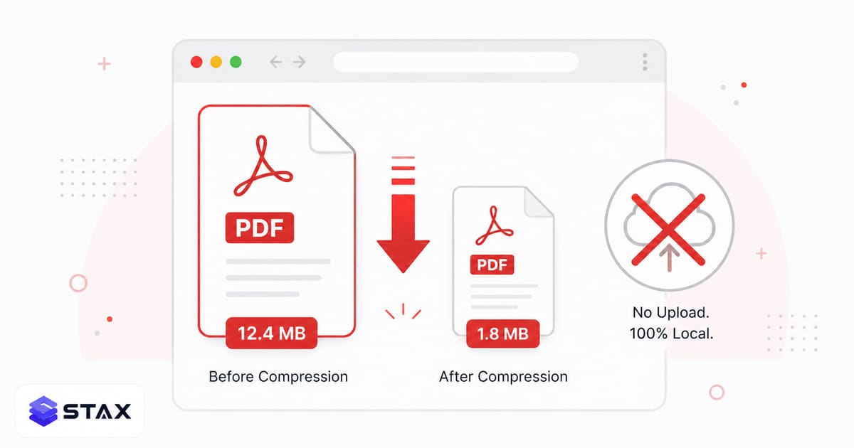 How to Compress a PDF Without Uploading It Anywhere