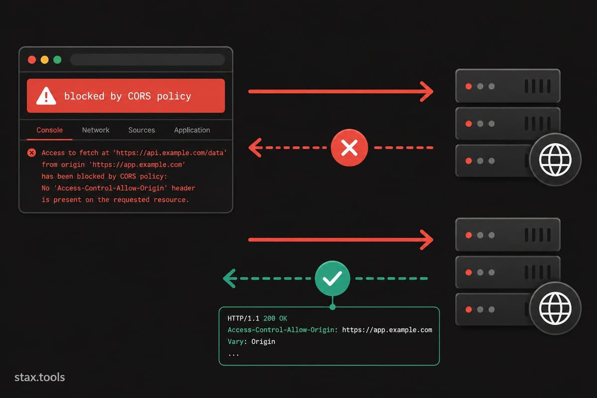 CORS Errors Explained: Why Browsers Block and How to Fix