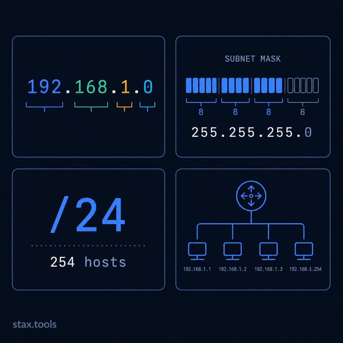 IP Address, Subnet Mask and CIDR Explained Simply