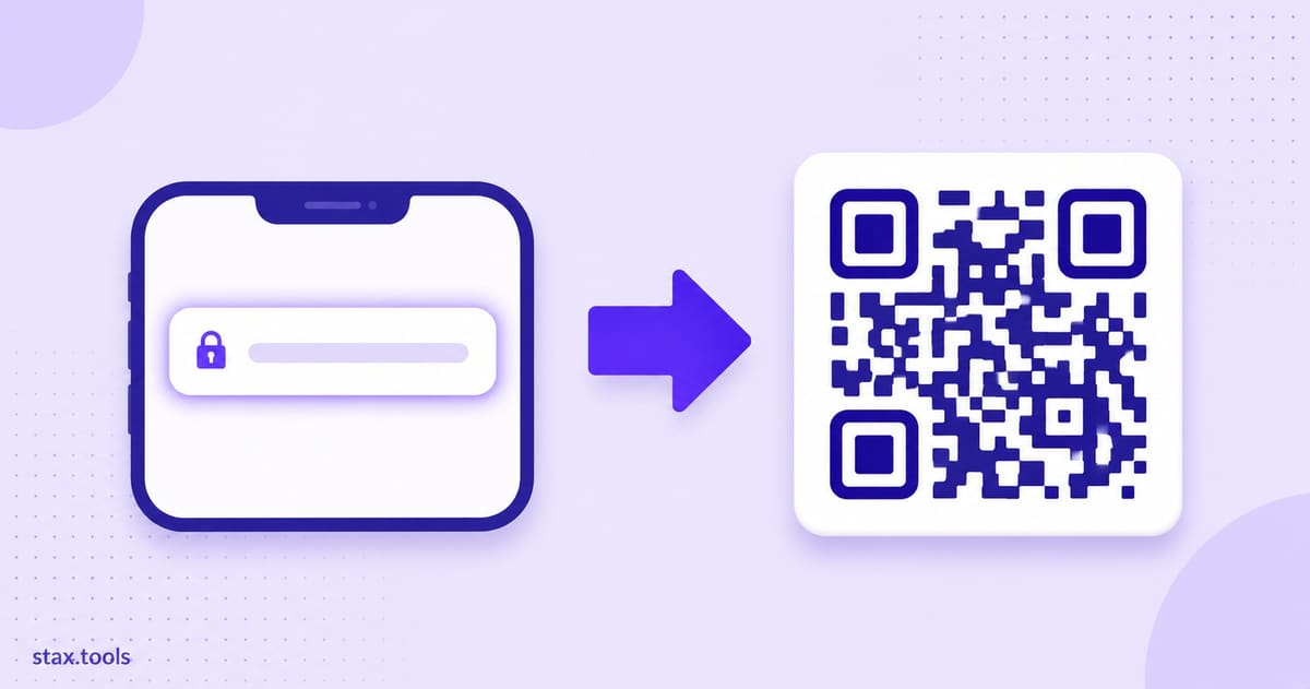 Create a QR Code for a URL, WiFi, Contact or WhatsApp
